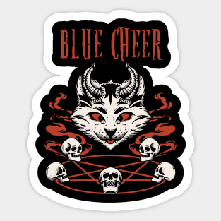 blue cheer catanic Sticker